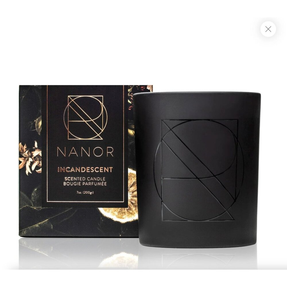 NANOR INCANDESCENT SCENTED 50+ HOUR BURN CANDLE